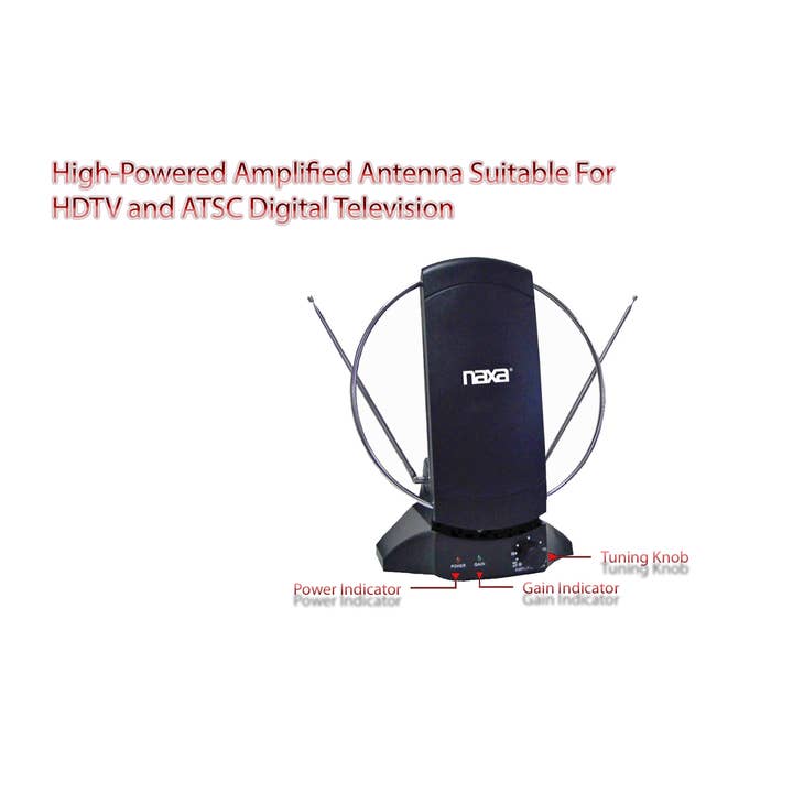 JupiterGear Home – wholesale Small/handheld appliance – Naxa High Powered Amplified Antenna Suitable For HDTV