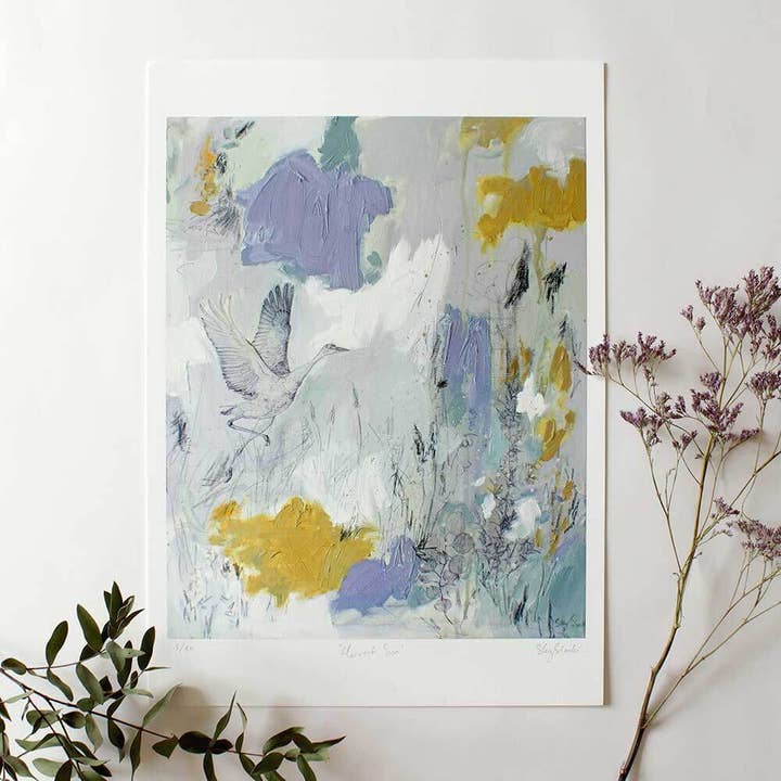 Harvest Sun - A3 Kunsttryk i begrænset udgave for engroshandel hos Sky Siouki