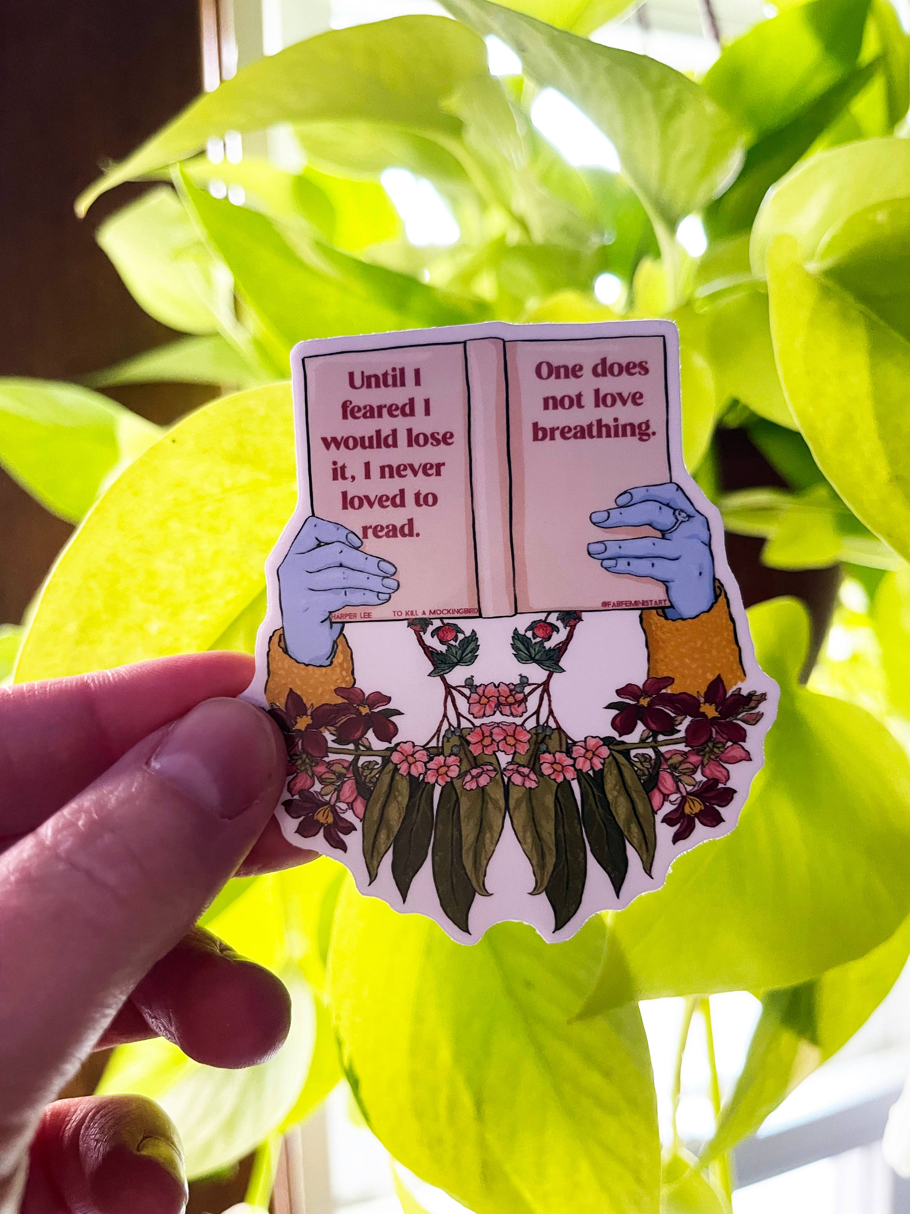 Fabulously Feminist - Wholesale Sticker - Love To Read, To Kill A Mockingbird: Feminist Sticker3