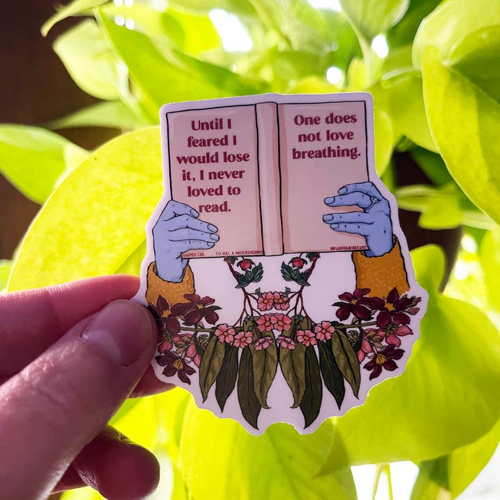 Fabulously Feminist - Wholesale Sticker - Love To Read, To Kill A Mockingbird: Feminist Sticker3