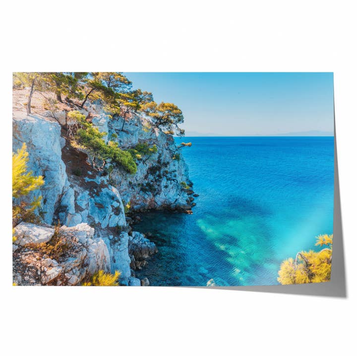 Natasha Riha Photography - Wholesale Photograph - Rugged Cliffs of Skopelos | Fine Art Photography Print