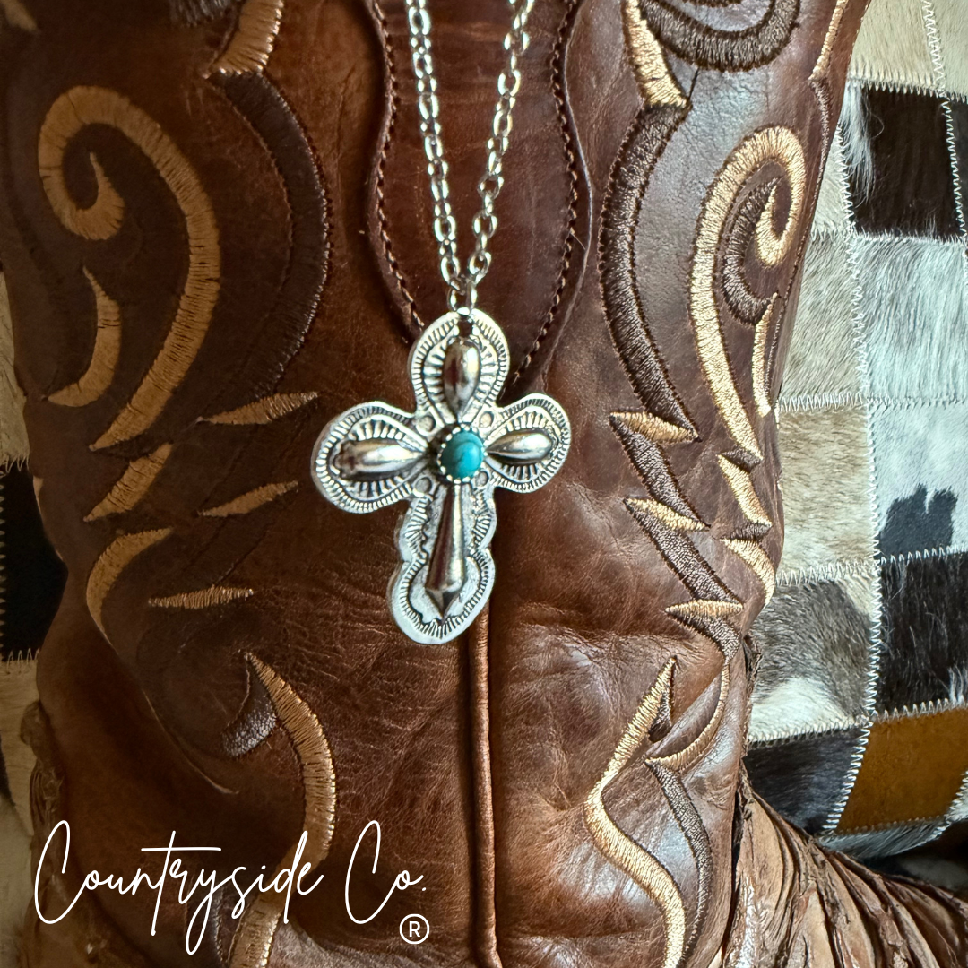 Countryside Co. - Wholesale Pendant/Charm Necklace - Southwestern Cross Necklace2