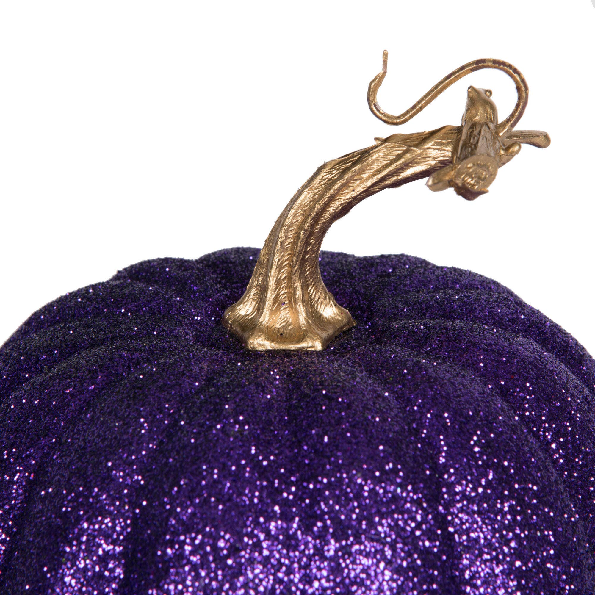 Vickerman 8" Purple Pumpkins Assorted Set of 3 for wholesale on Faire2