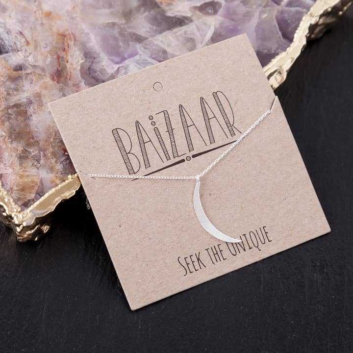 Baizaar – wholesale Pendant/charm necklace – Crescent Moon Necklace3