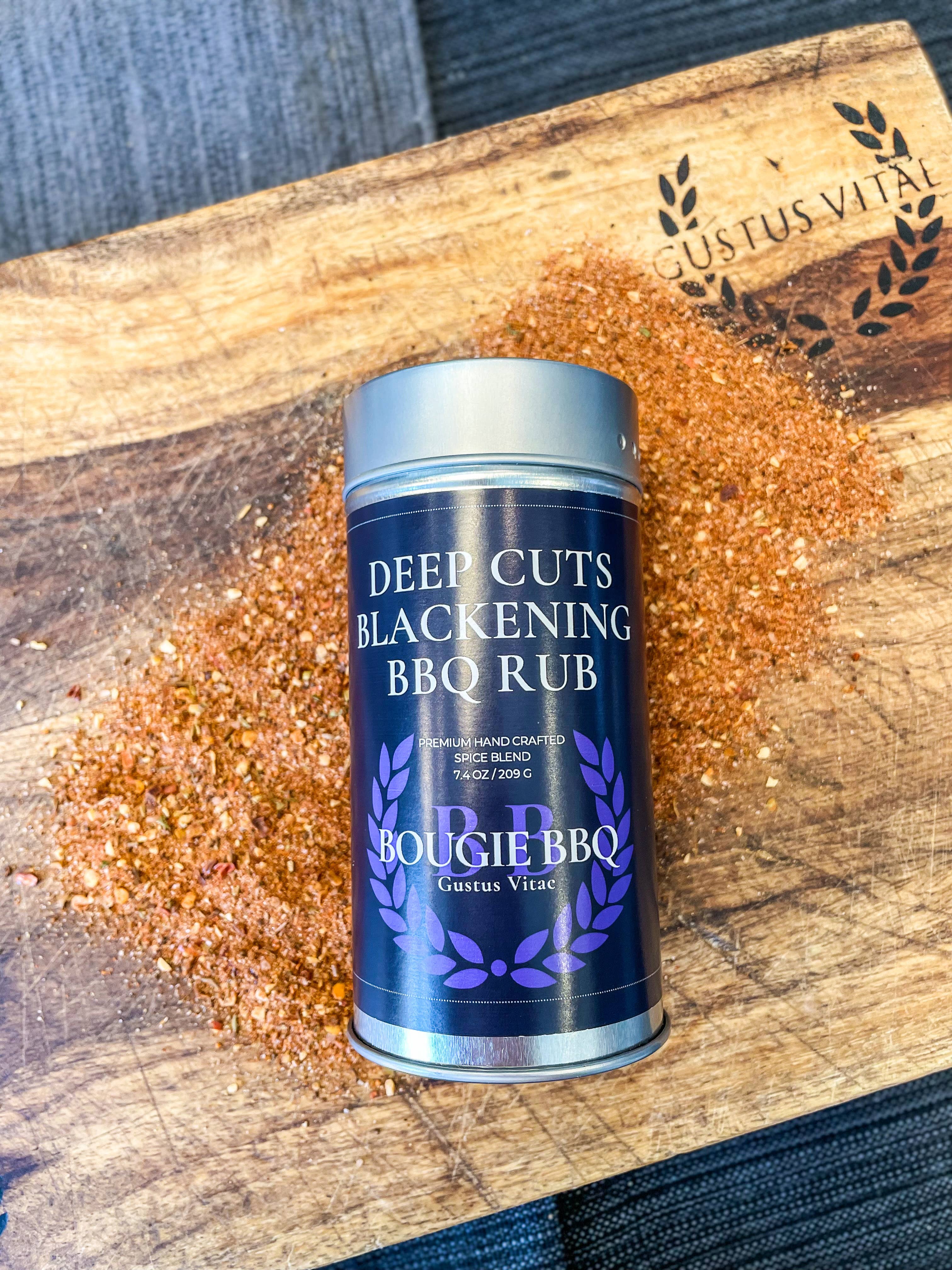 Gustus Vitae - Wholesale Rub - Deep Cuts Blackening BBQ Rub & Seasoning | Bougie BBQ3