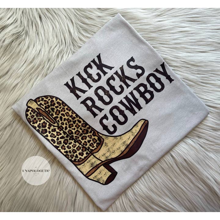 Kick Rocks Cowboy for wholesale by Unapologetic Clothing