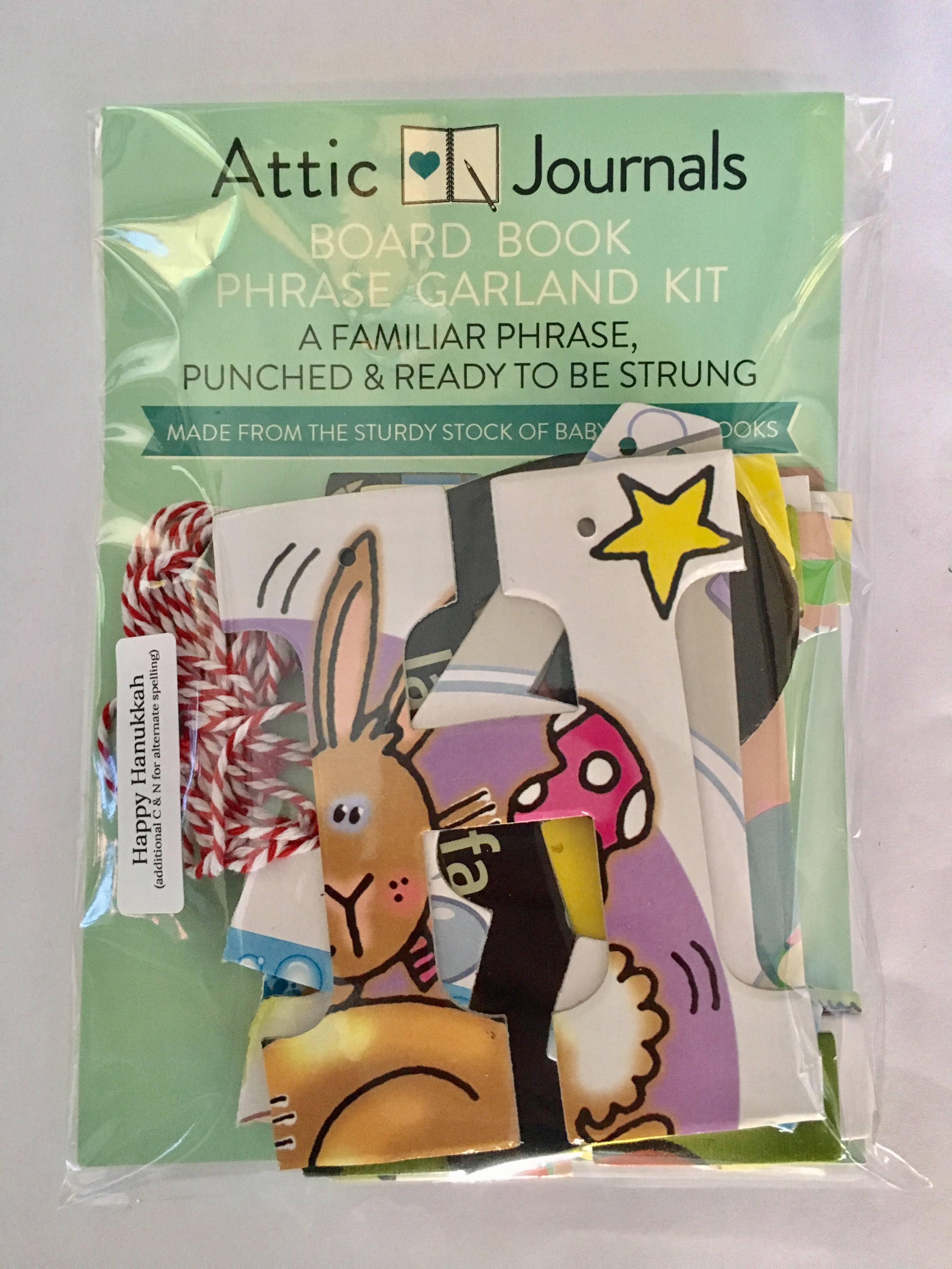 Attic Journals - Wholesale Bunting/Garland - Phrase Garlands - HAPPY HANNUKAH2