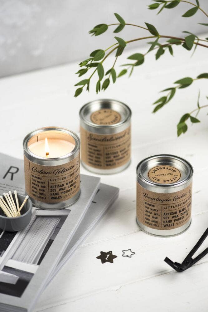 Little Bit Different – wholesale Jar/filled candle – Sandalwood and Musk Candle3