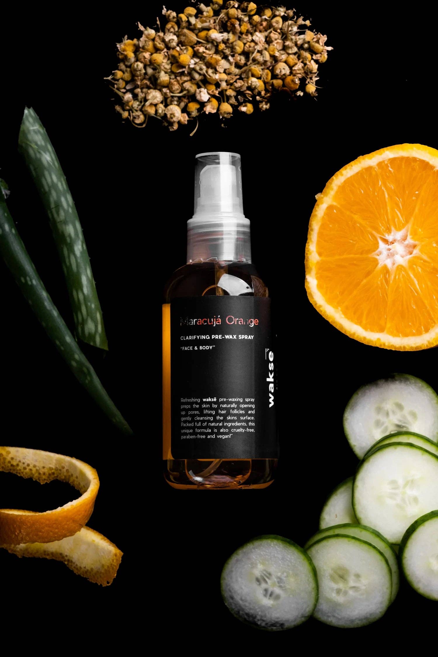 wakse - Wholesale Facial Serum/Concentrate - Pre Wax Serums - Maracujá Orange1