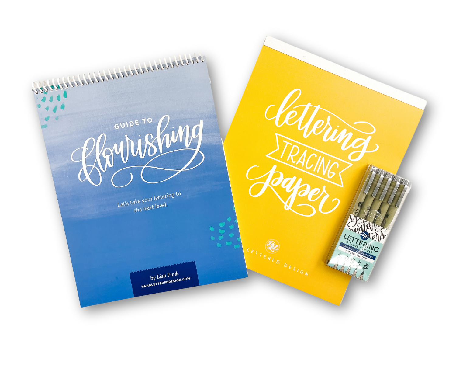 Hand Lettered Design - Wholesale DIY Craft Kit - Guide to Flourishing Kit10