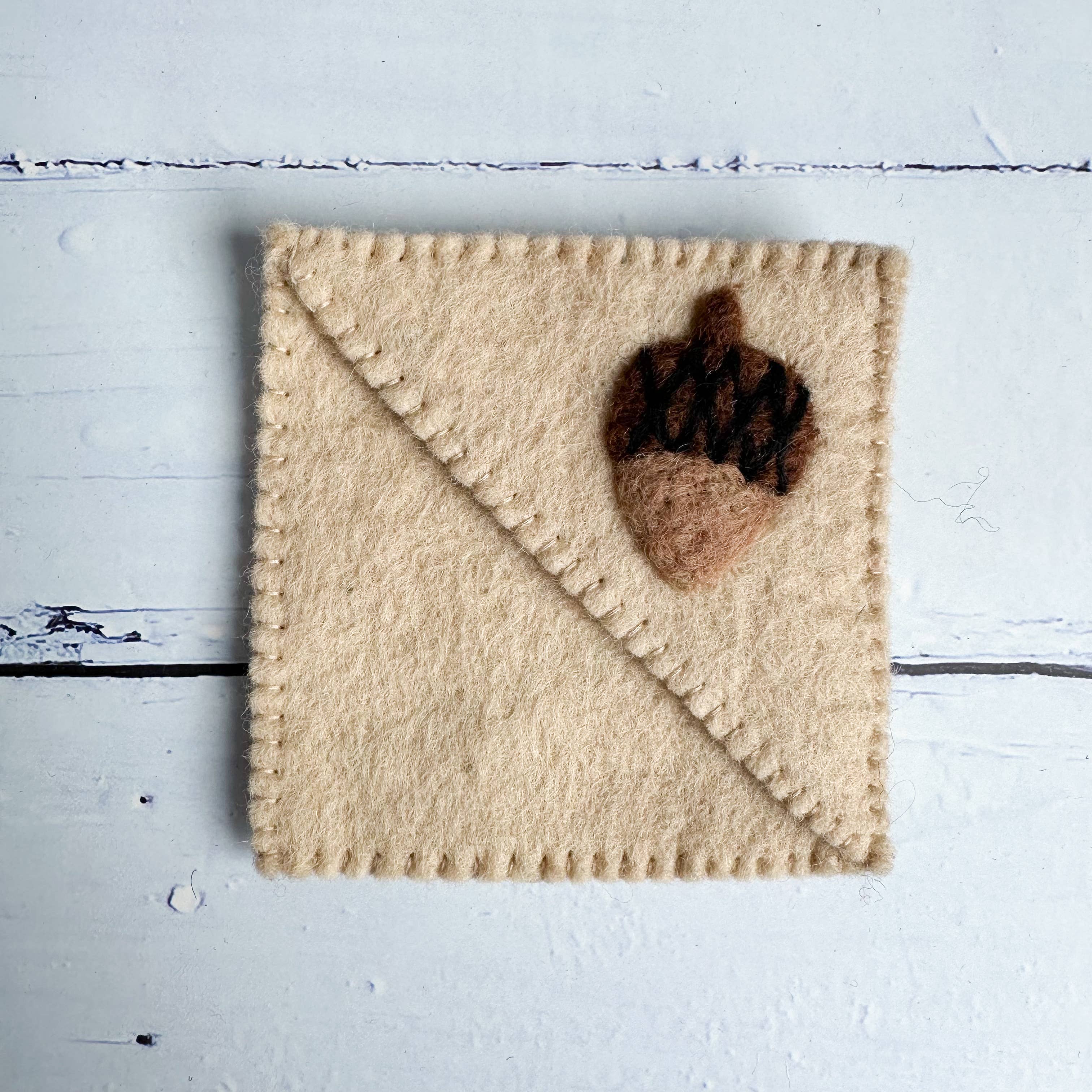 Sewing Seeds Play - Wholesale Bookmark - Felt Corner Bookmark - Acorn