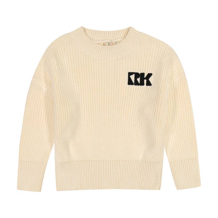 Cuello redondo de punto de invierno para venta al por mayor de Retro Kid