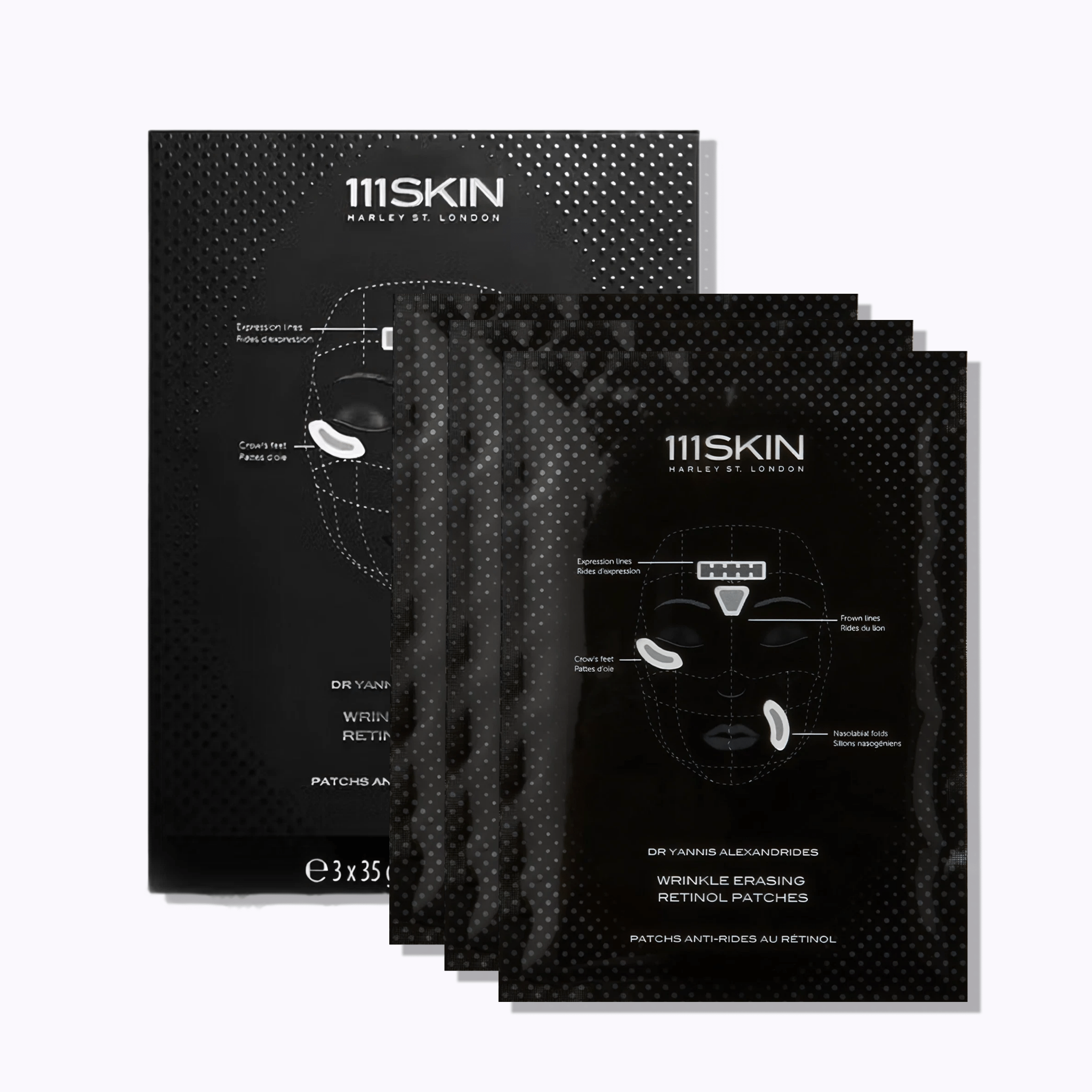 Dermstreet - Vente Masque pour le visage - Patches Effaceurs de Rides au Rétinol 111SKIN1