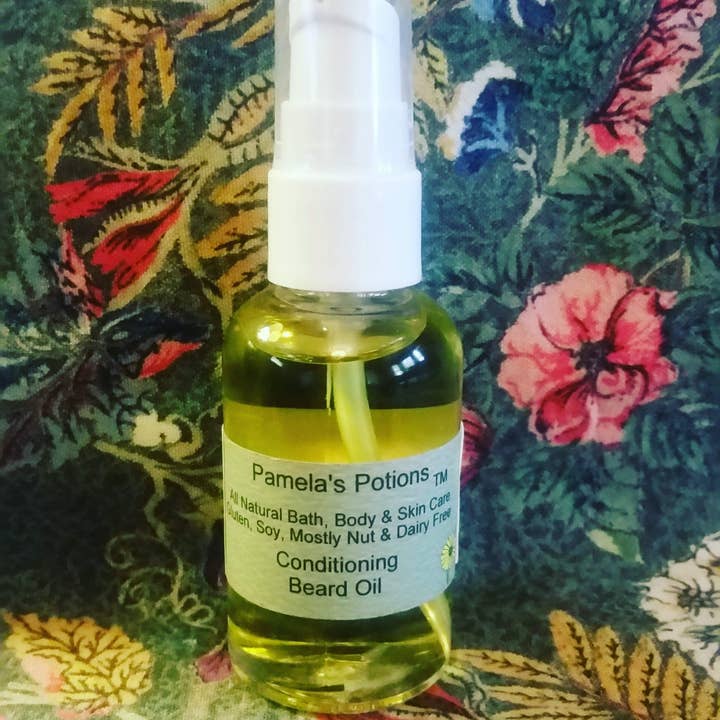 Pamela's Potions All Natural Bath, Body & Skin Care - Wholesale Beard Styling Product - Conditioning Beard Oil