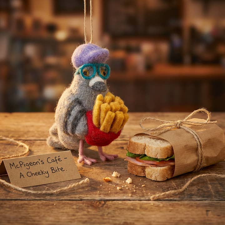 Felt So Good – Großhandel Verzierung – Handgefertigte Filz-McPigeon-Hängedekoration1