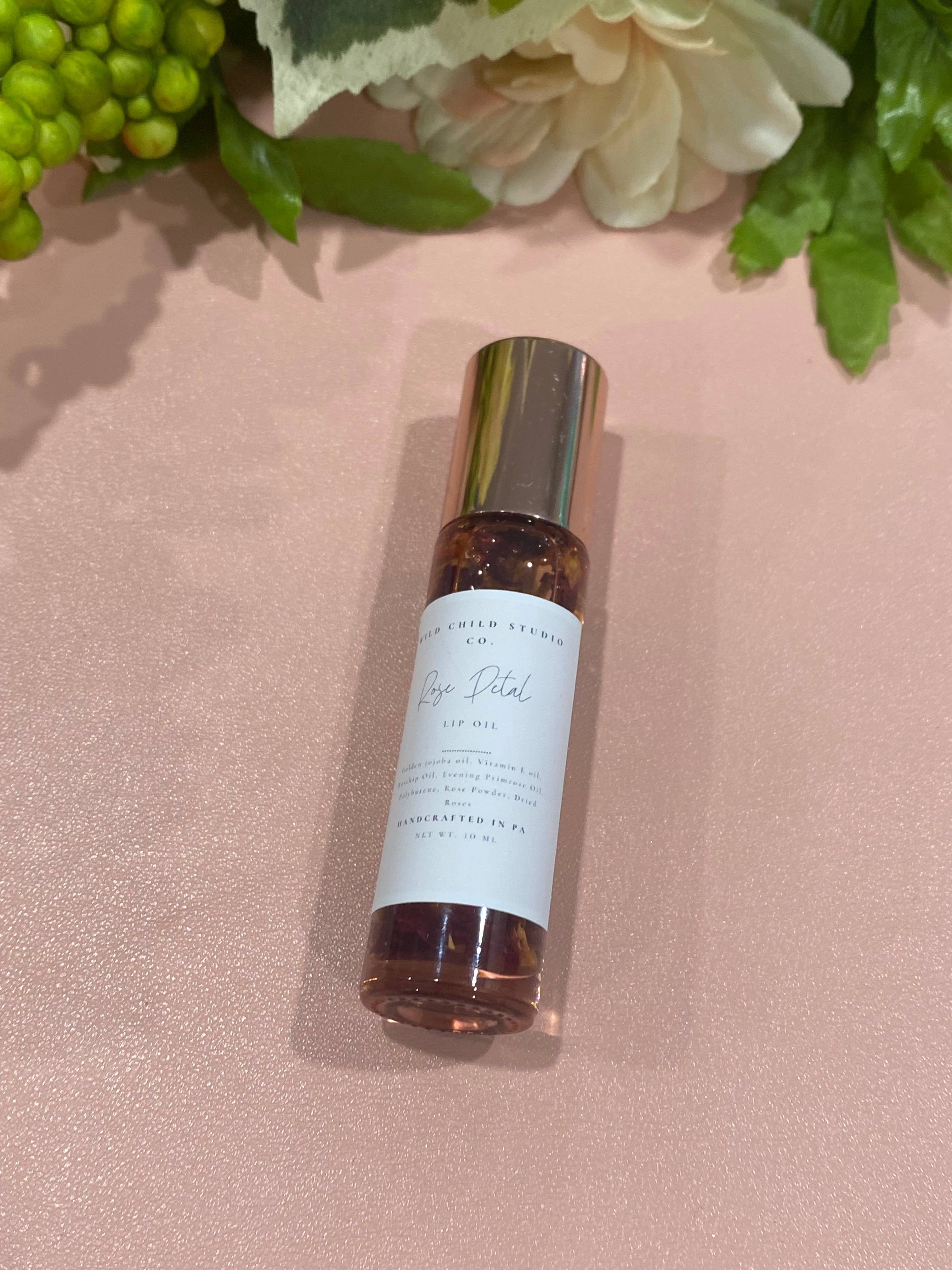 Wild Child Studio Co - Vendita all'ingrosso Lucidalabbra - Olio per labbra alla rosa, olio idratante per labbra2