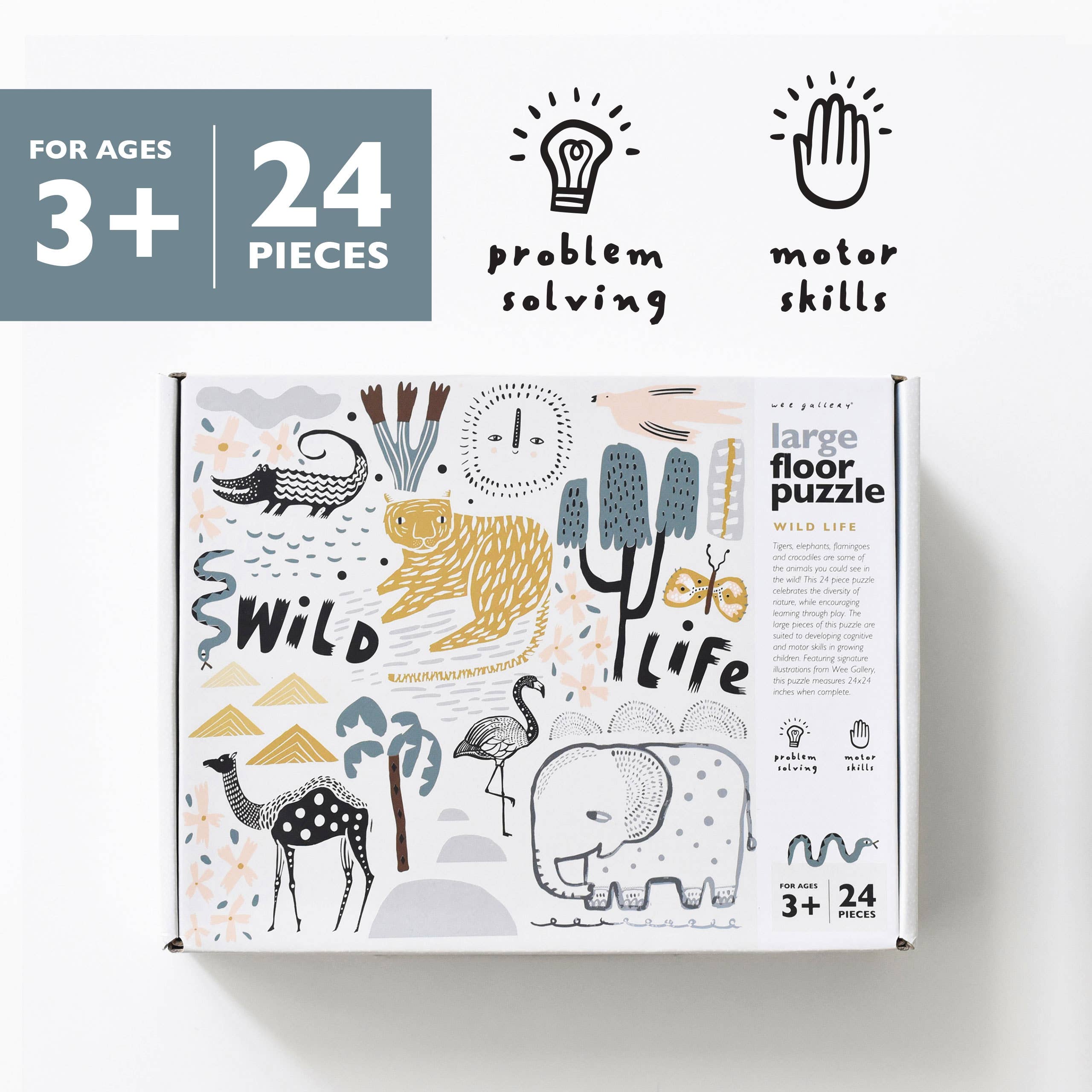 Wee Gallery - Wholesale Puzzle - Kids - Wild Life Floor Puzzle1