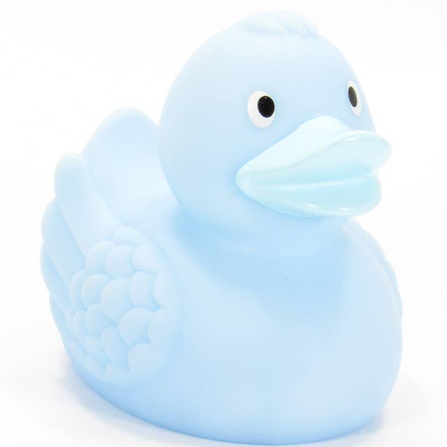 Blue Pastel Rubber Duck for wholesale by Ducks in the Window