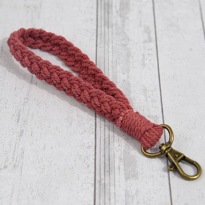 SoapElenGlen - Wholesale Keychain - Women's - Boho Macrame Keychain, Braided Macrame Wristlet3