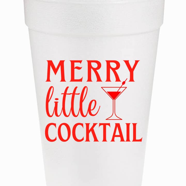 perk - Wholesale Disposable Cup - Merry Little Cocktail Styrofoam Cups