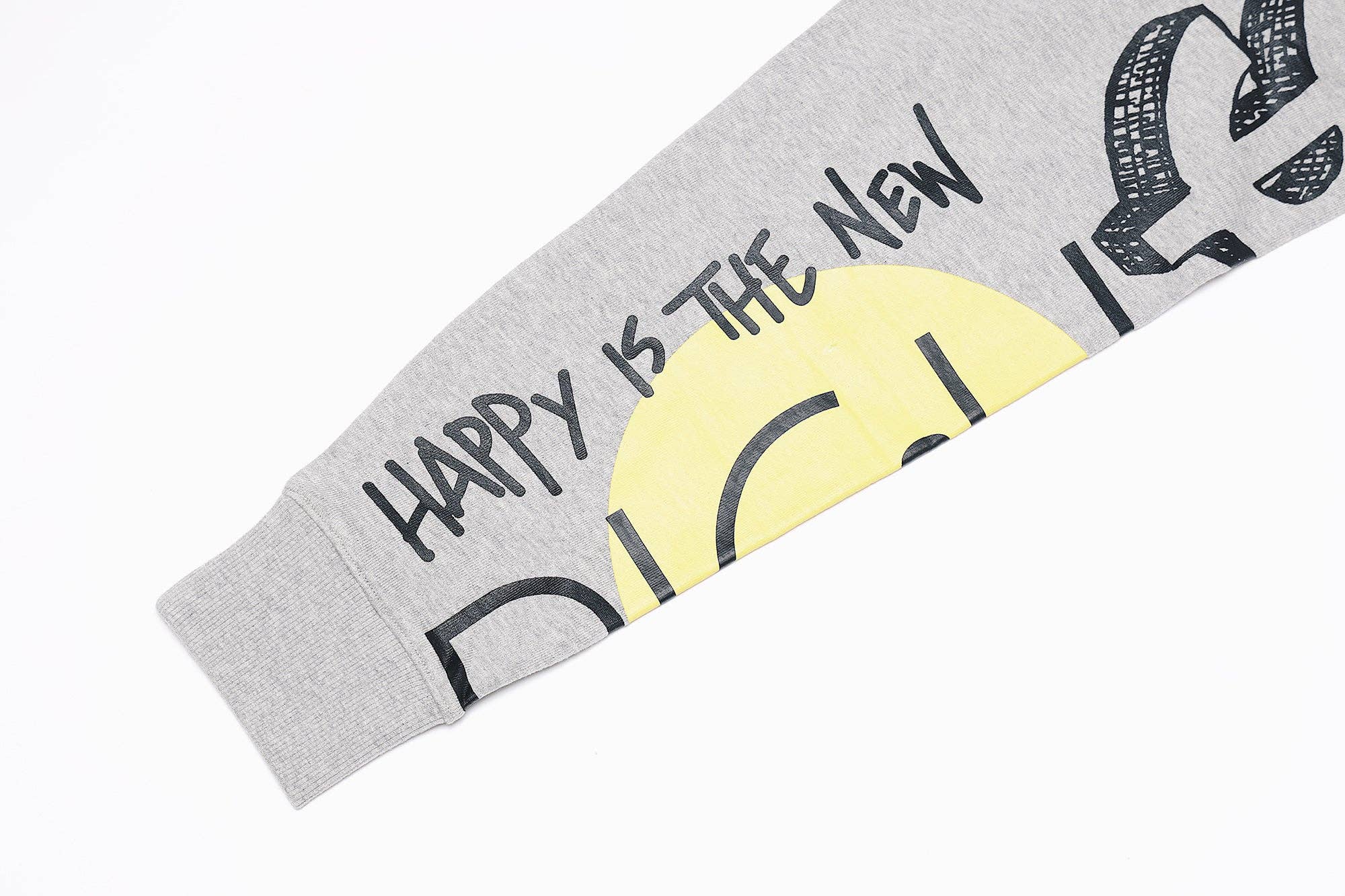 Heather Grey New Rich Crewneck Sweater (Heather Grey) for wholesale on Faire3