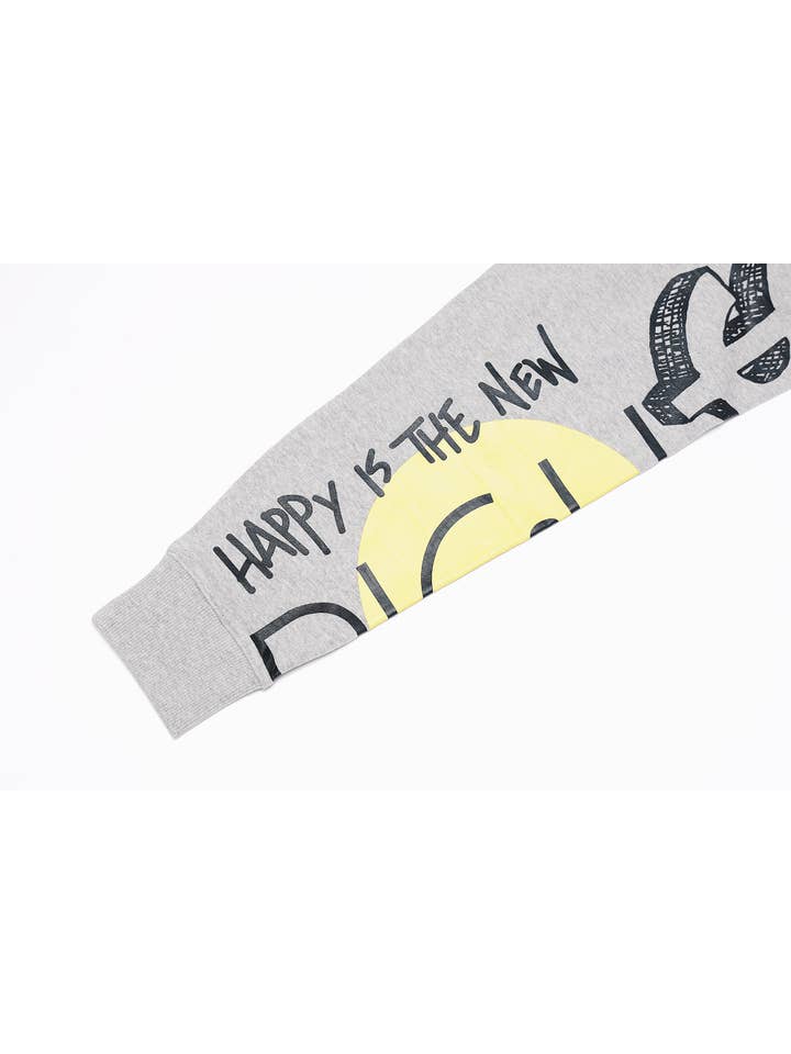 Heather Grey New Rich Crewneck Sweater (Heather Grey) for wholesale on Faire3