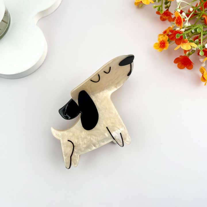 mildstyles - Wholesale Hair Clip - Women's - Playful Cute Puppy Cartoon Animal Hair Claw Clip9