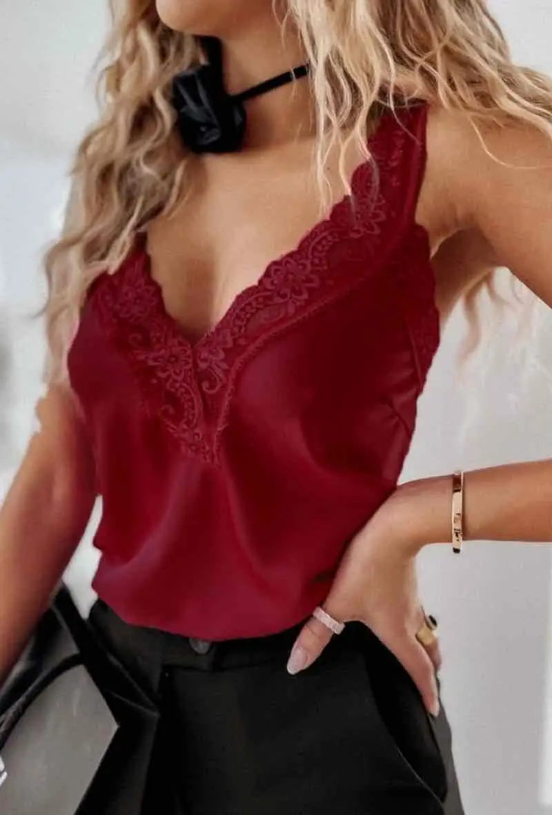 ESTEE BROWN - Vendita all'ingrosso Camicetta - Donna - Canotta in pizzo - 21282