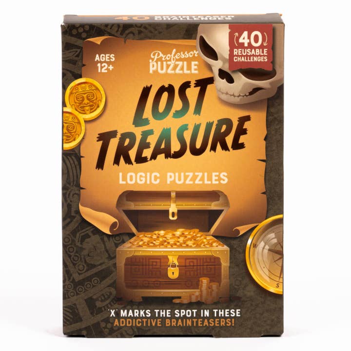 Lost Treasure Logic Puzzles for wholesale by Professor Puzzle