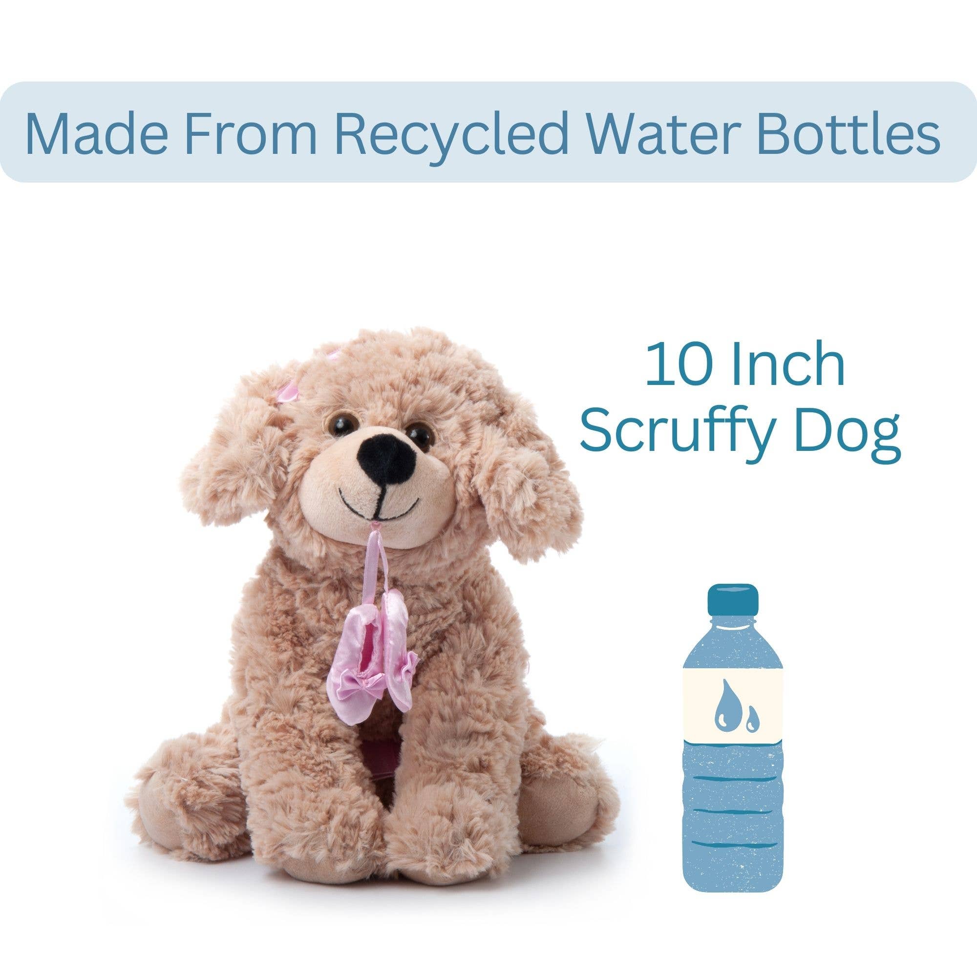 The Petting Zoo - Venta al por mayor Peluche - Niños y bebés - Peluche de Perrito Bailarina de 10" (24 cm) Rosa10