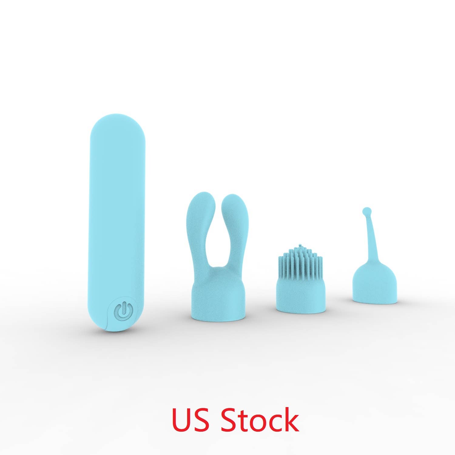 Liebe Seele - Wholesale Seksspeeltje - Dynamische regenboog siliconen kogelvibrator - lichtblauw