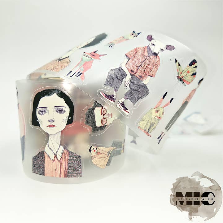 MIC | PET Tape (3D Glans & Kiss-cut): Oddfolk Lane for engroshandel hos MIC & MIM Premium Paper Shop