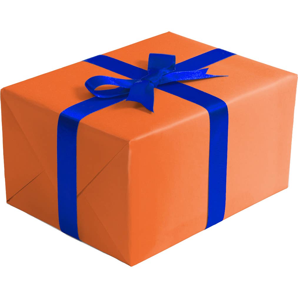 Jillson & Roberts - Wholesale Wrapping Paper Roll - Orange Matte Gift Wrap - Roll1