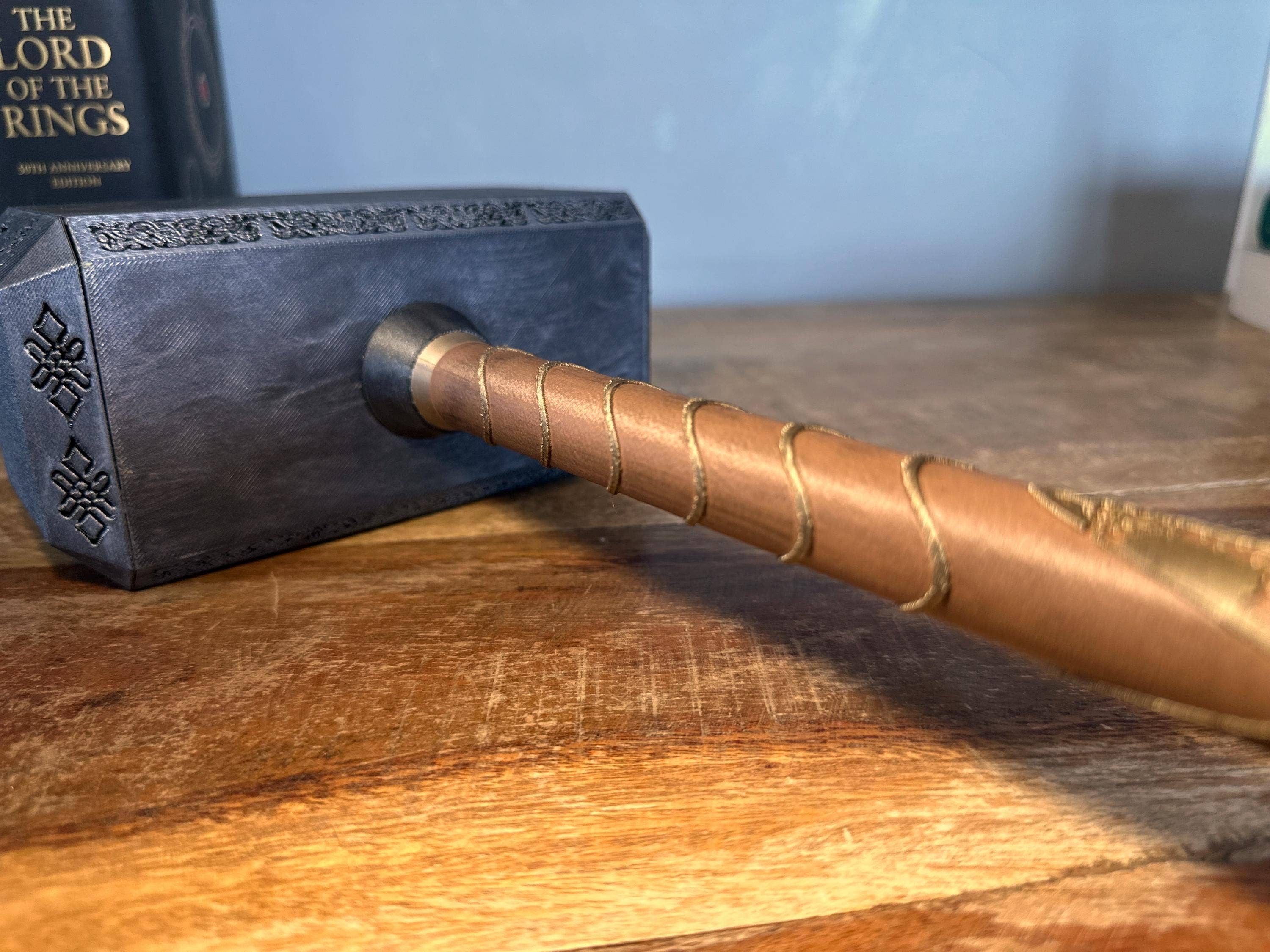 <3 Studio - Wholesale Door Stop - Thor’s Hammer Door Stopper |Fillable Mjølnir Metallic Finish7