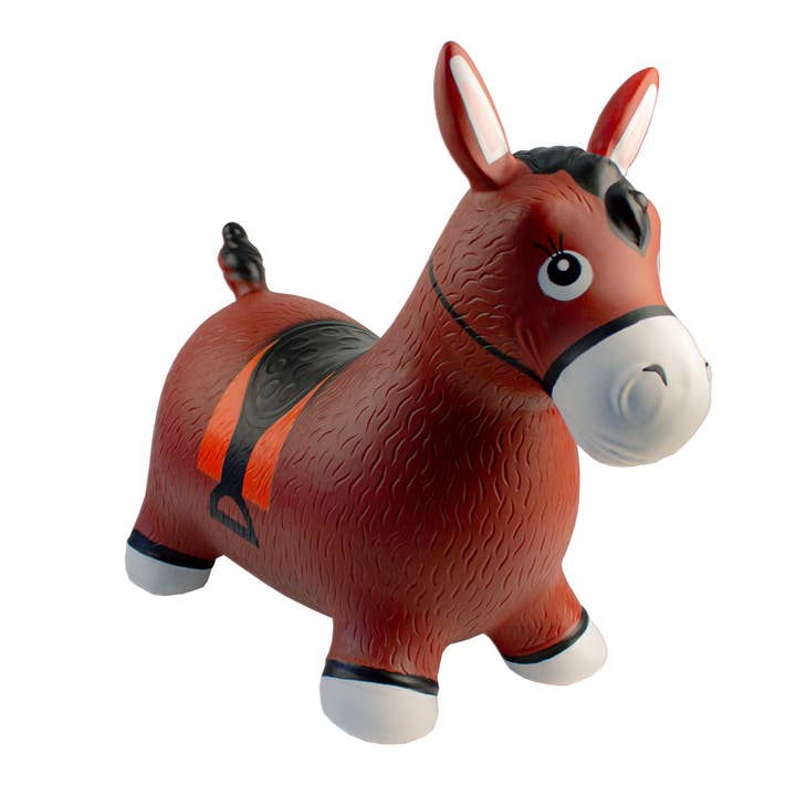 Magni ApS - Wholesale Classic Toy - Kids - Magni | Jumping Horse - Brown
