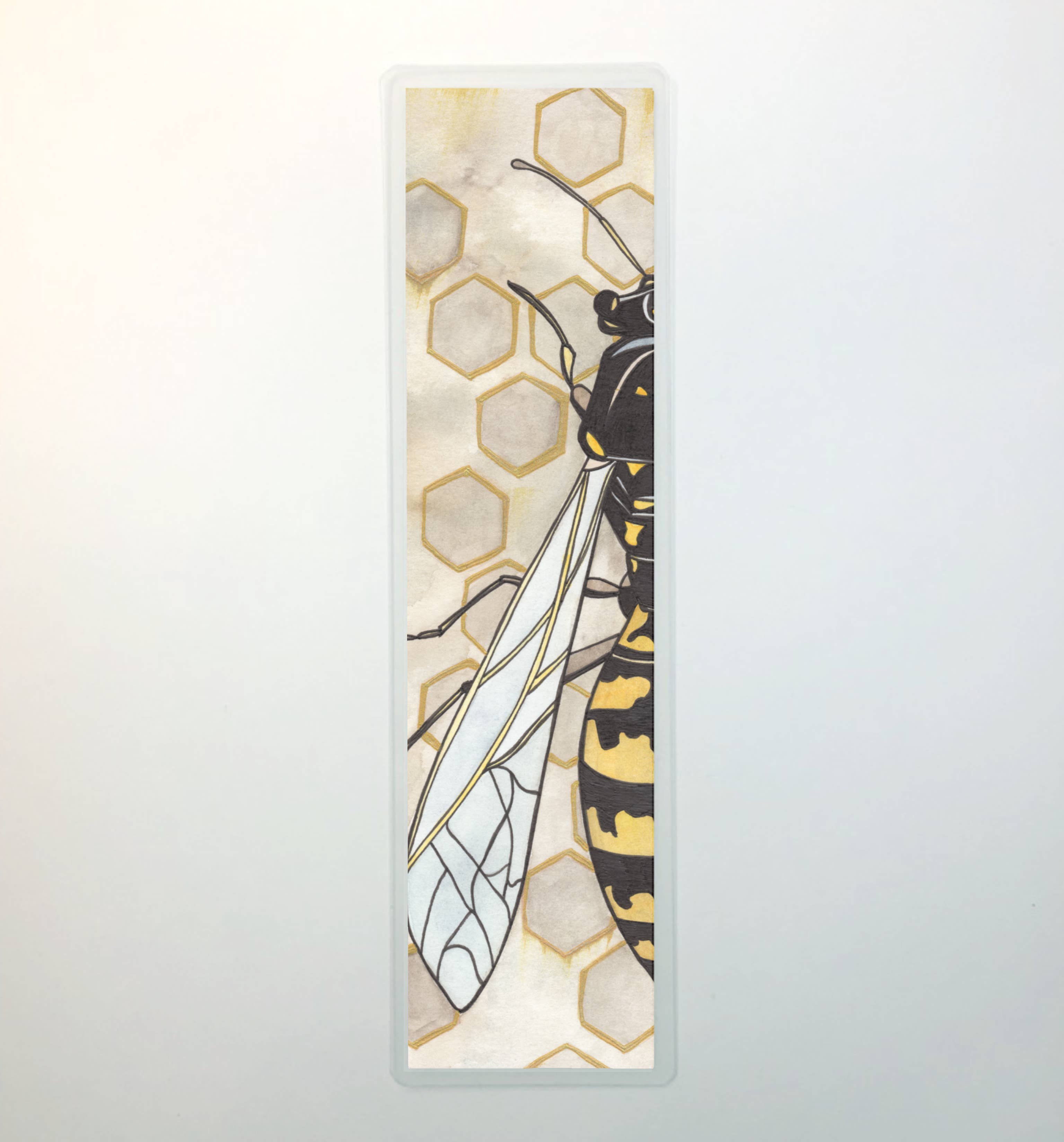 PinkPolish Design – Engroshandel Bogmærke – „Avispa“ 2-sidet bogmærke1