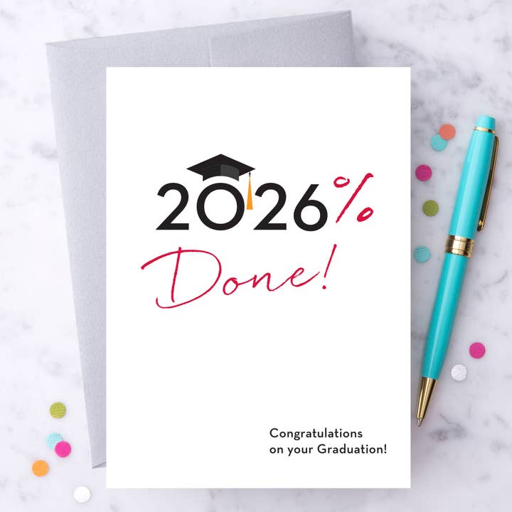 Graduating Class of 2026 Graduation Card for wholesale by Design With Heart