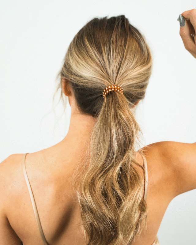 TELETIES - Wholesale Hair Tie - Spiral Hair Coils | Small | Univ. of Arkansas Hair Ties4