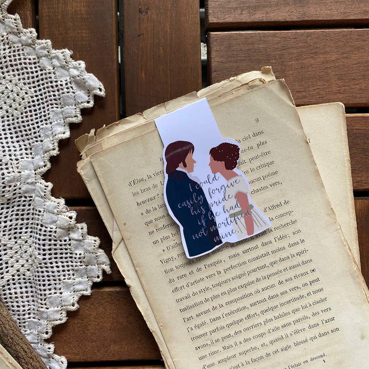 Mr Darcy och Lizzy Magnetiskt bokmärke för wholesale av TaleMeCo
