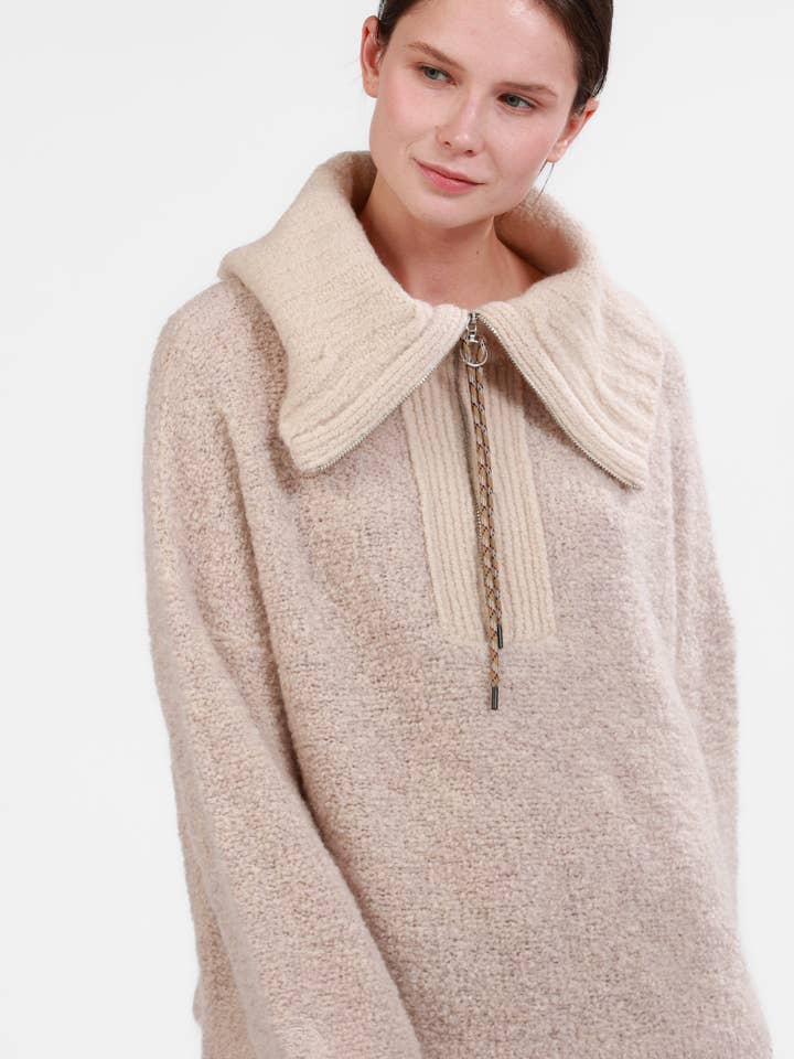 Pullover Bouclé Landschaft für den Großhandel von Las Sureñas