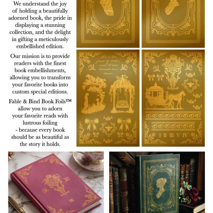 Fable and Bind - Wholesale Book Cover - DIY Book Foils - Regency Fable & Bind Book Foil™2