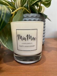 "Happy Anniversary" Candle for wholesale by MiaMae Luxury Candles