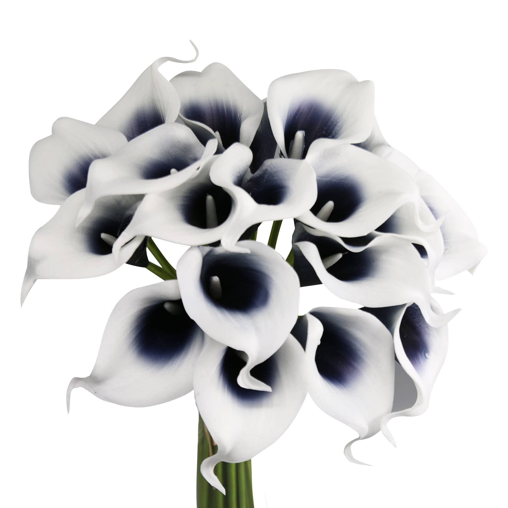Angel Isabella - Wholesale Artificial Flowers - Pack of 10-Lifelike Real Touch Calla lily-Navy Collection3