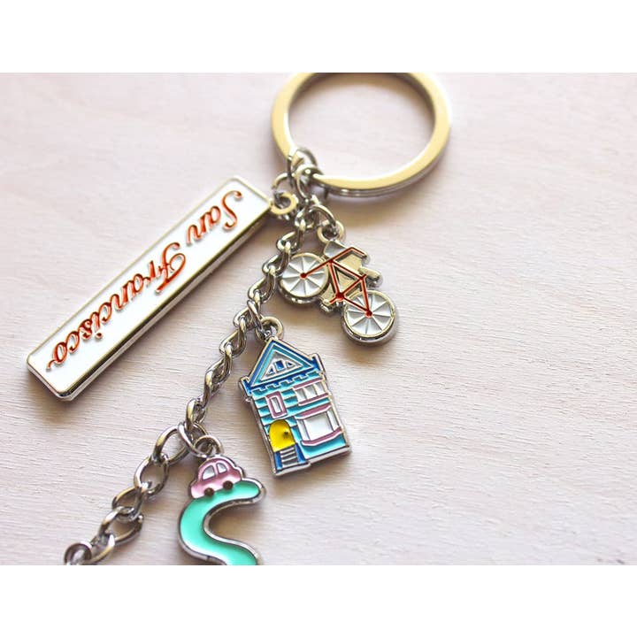 Tomoko Maruyama - Wholesale Keychain - Unisex - San Francisco Silver Keychains7