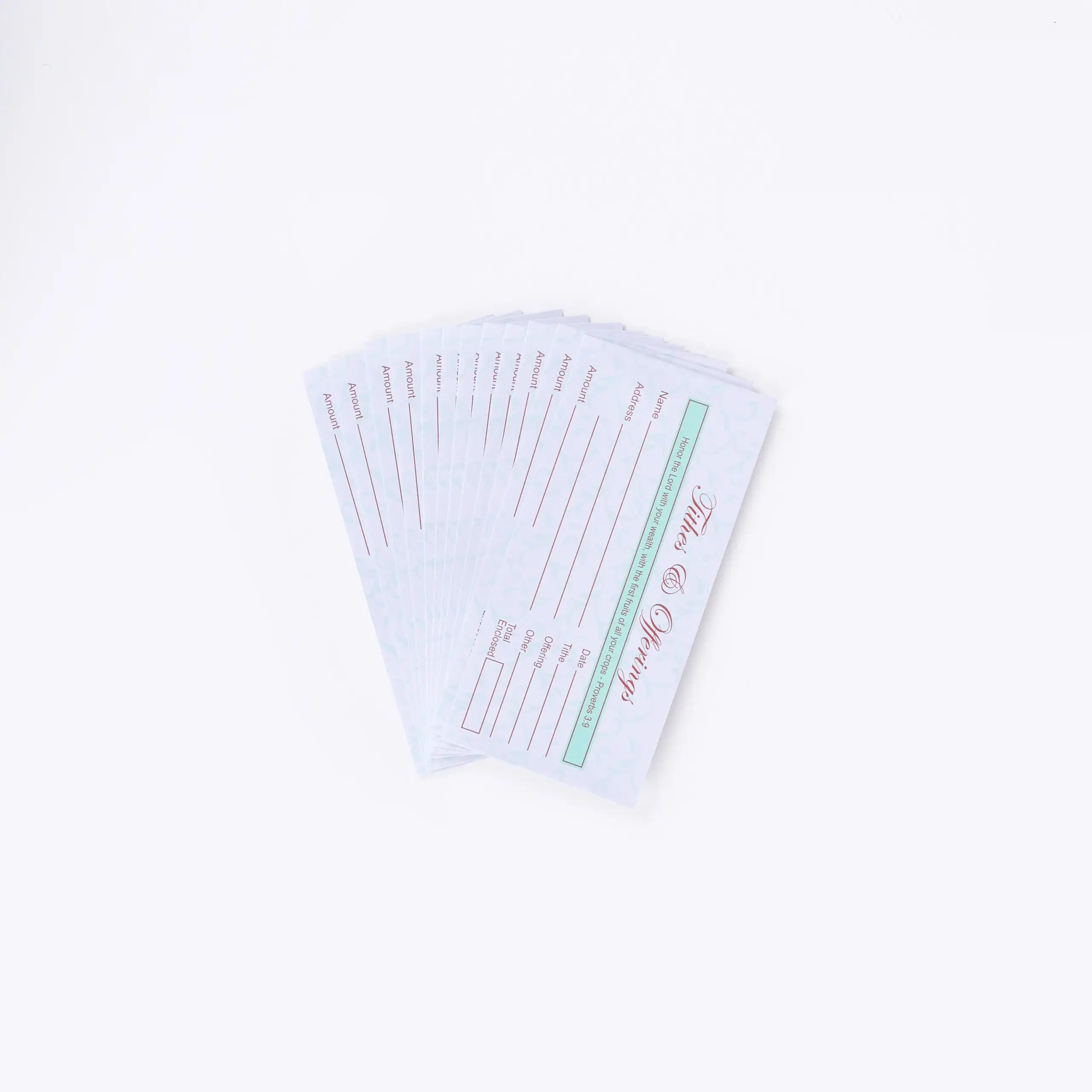 Swanson Christian Products - Wholesale Envelopes - Offering Envelope Tithes & Offering Proverbs 3:9 100Ct2