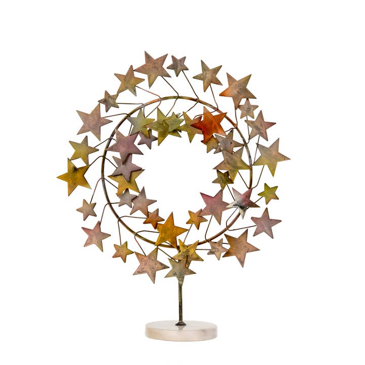 Starscape Wreath on Stand for wholesale by Indaba Trading