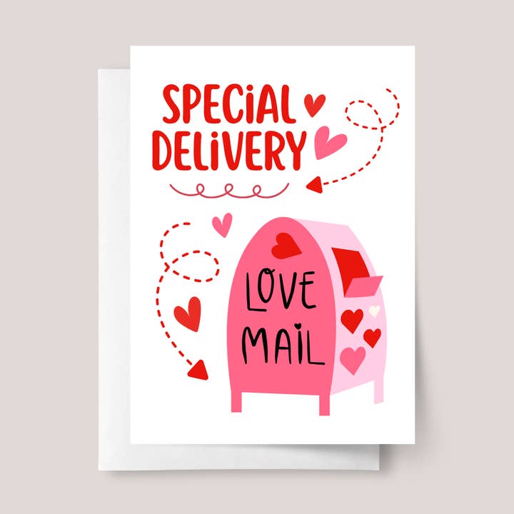 Valentine's Day Card for Husband/Wife: Special Delivery for wholesale by Design Sprinkles