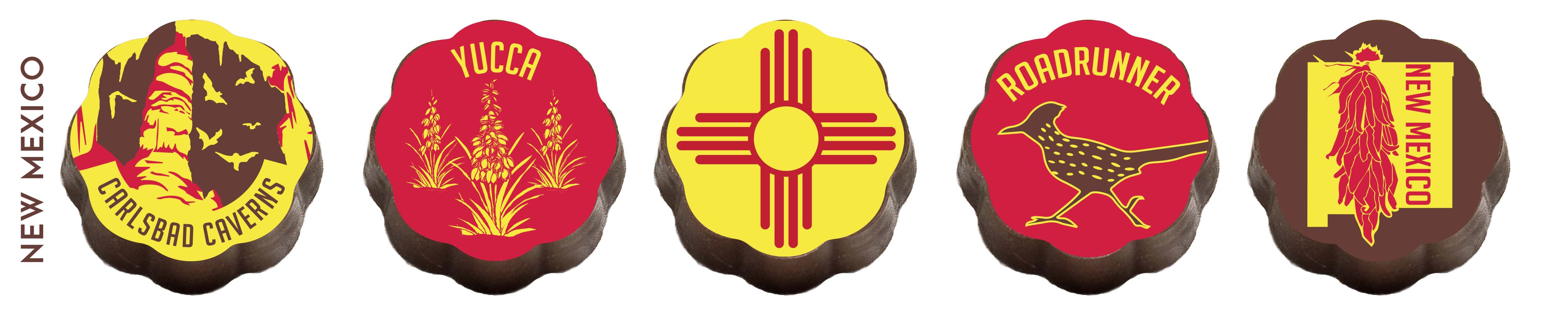 Chouquette – wholesale Chocolate-covered sweets – New Mexico Chocolate Covered Caramels - Box of 52