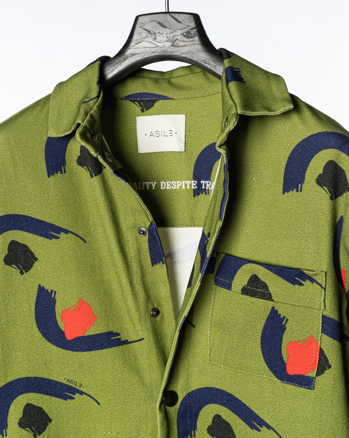 ASILE – Engroshandel Jumpsuit - Unisex – DRAKTEN Asile – Print Spicy Green6