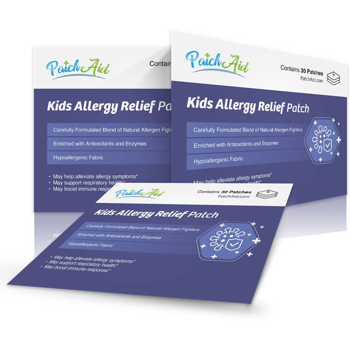 PatchAid - Wholesale Oral supplement/vitamin - Kids Allergy Relief Patch – Fast-Acting Allergen Fighter4